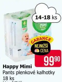 Teta Happy Mimi Pants plenkové kalhotky 18 ks nabídka