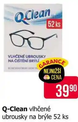 Teta Q-Clean vlhčené ubrousky na brýle 52 ks nabídka