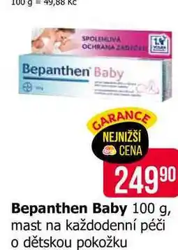 Teta Bepanthen Baby 100 g, mast na každodenní péči o dětskou pokožku nabídka
