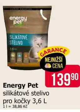 Teta Energy Pet silikátové stelivo pro kočky 3,6 L nabídka