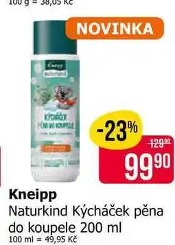 Teta Kneipp Naturkind Kýcháček pěna do koupele 200 ml nabídka