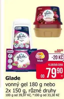 Teta glade vonný gel 180 g nabídka