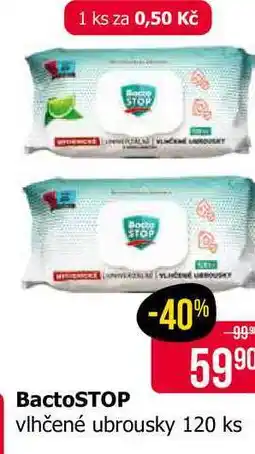Teta BactoSTOP vlhčené ubrousky 120 ks nabídka