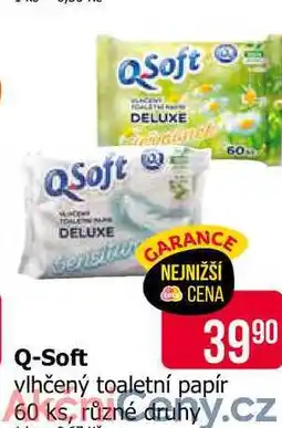 Teta Q-Soft vlhčený toaletní papír 60 ks, různé druhy nabídka