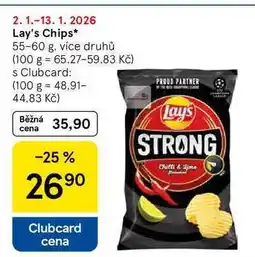 Tesco Lay's Chips, 55-60 g nabídka