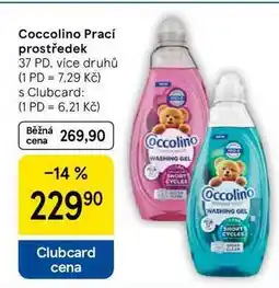 Tesco Coccolino Prací prostředek, 37 PD, více druhů nabídka