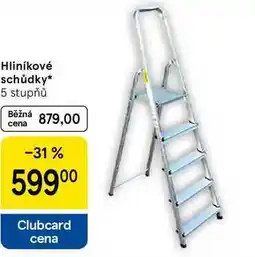 Tesco Hliníkové schůdky, 5 stupňů nabídka