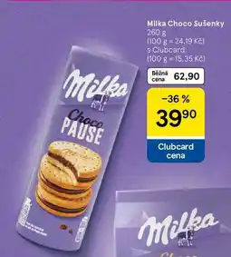 Tesco Milka Choco Sušenky, 260 g nabídka