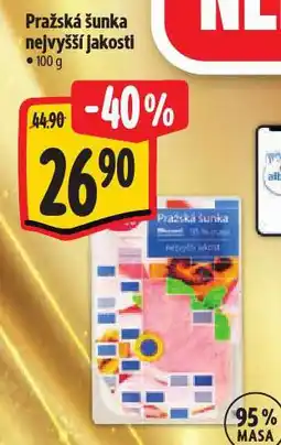 Albert Pražská šunka nejvyšší jakosti nabídka