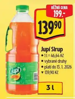 Albert Jupí sirup nabídka