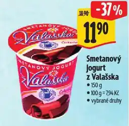 Albert Smetanový jogurt z valašska nabídka