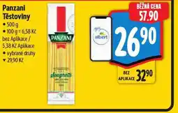 Albert Panzani těstoviny nabídka