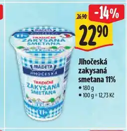 Albert Jihočeská zakysaná smetana nabídka