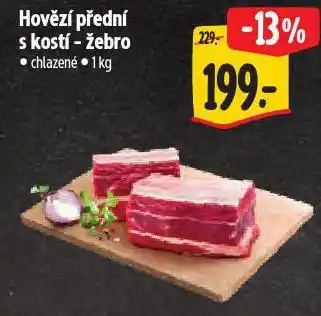 Albert Hovězí přední s kostí žebro nabídka