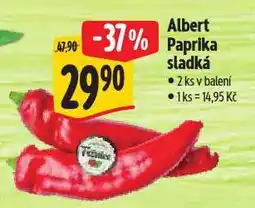 Albert Paprika sladká nabídka