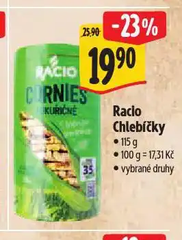 Albert Racio chlebíčky nabídka