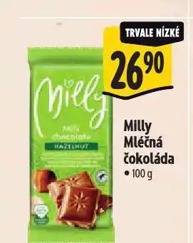 Albert Milly mléčná čokoláda nabídka
