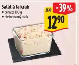 Albert Salát á la krab nabídka