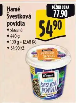 Albert Hamé švestková povidla nabídka