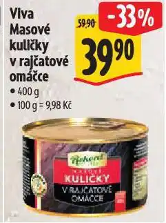 Albert Viva masové kuličky v rajčatové omáčce nabídka