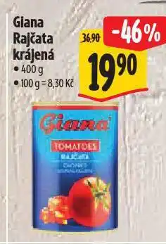 Albert Giana rajčata krájená nabídka