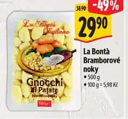 Albert La bontá bramborové noky nabídka