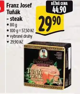 Albert Franz josef tuňák steak nabídka