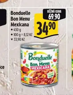Albert Bonduelle bon menu mexicana nabídka