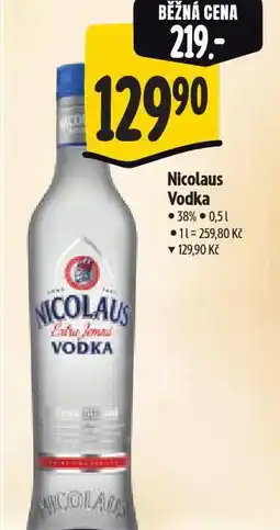 Albert Nicolaus vodka nabídka