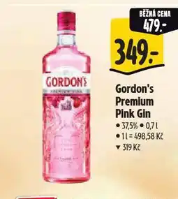 Albert Gordon's gin nabídka