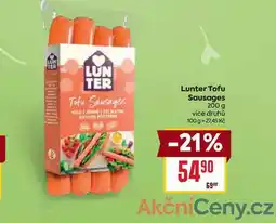 Billa Lunter Tofu Sausages 200 g nabídka