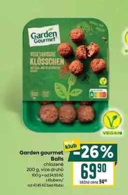 Billa Garden gourmet Balls chlazené 200 g nabídka