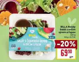 Billa BILLA Ready Salát s ovčím sýrem a řepou 220g nabídka