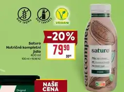 Billa Saturo Nutričně kompletní jídlo 400 ml nabídka