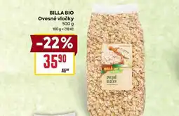 Billa BILLA BIO Ovesné vločky 500 g nabídka