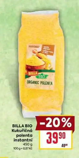 Billa BILLA BIO Kukuřičná polenta instantní 450 g nabídka