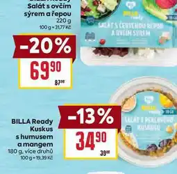 Billa BILLA Ready Kuskus s humusem a mangem 180 g nabídka