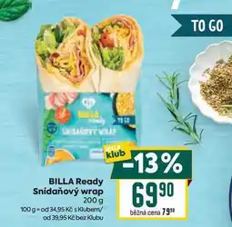 Billa BILLA Ready Snídaňový wrap 200g nabídka