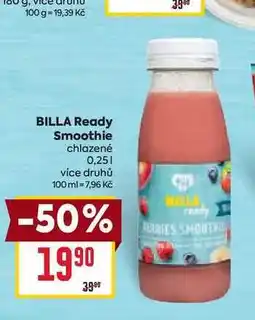 Billa BILLA Ready Smoothie chlazené 0,25l nabídka