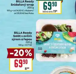Billa BILLA Ready Salát s ovčím sýrem a řepou 100 g nabídka