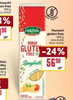 Billa Panzani gluten free 400 g nabídka