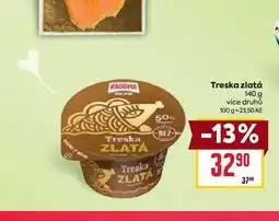Billa Treska zlatá 140 g nabídka