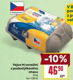 Billa Vejce M cereální z podestýlkového chovu 6 ks nabídka