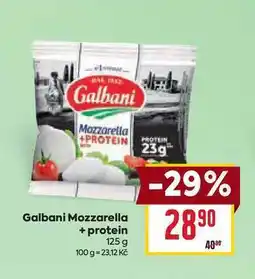 Billa Galbani Mozzarella + protein 125 g nabídka