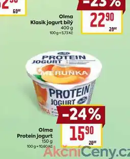 Billa Olma Protein jogurt 150 g nabídka