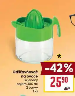 Billa Odšťavňovač na ovoce skleněný objem 300 ml nabídka