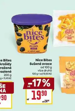 Billa Nice Bites Sušené ovoce od 100 g nabídka