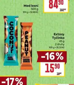 Billa Extasy Tyčinka 45 g nabídka