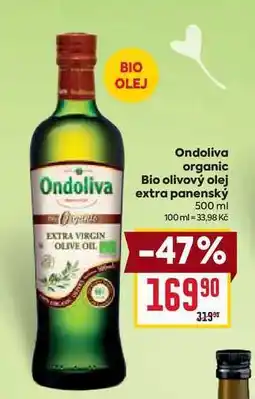 Billa Ondoliva Bio olivový olej extra panenský 500 ml nabídka