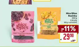 Billa Nice Bites Rozinky 200 g nabídka